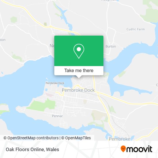 Oak Floors Online map