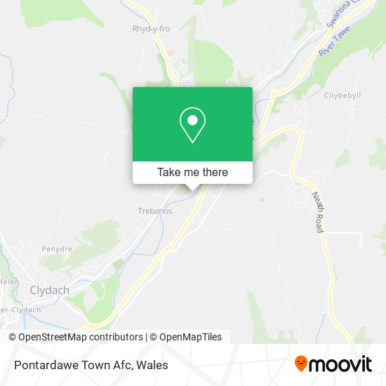 Pontardawe Town Afc map