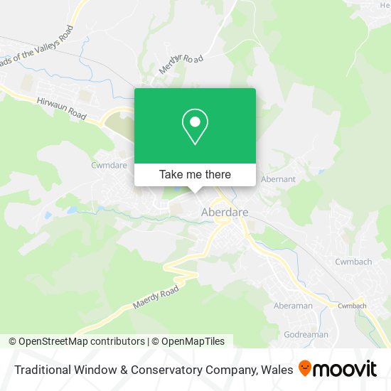 Traditional Window & Conservatory Company map