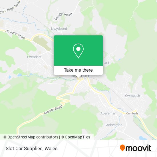 Slot Car Supplies map
