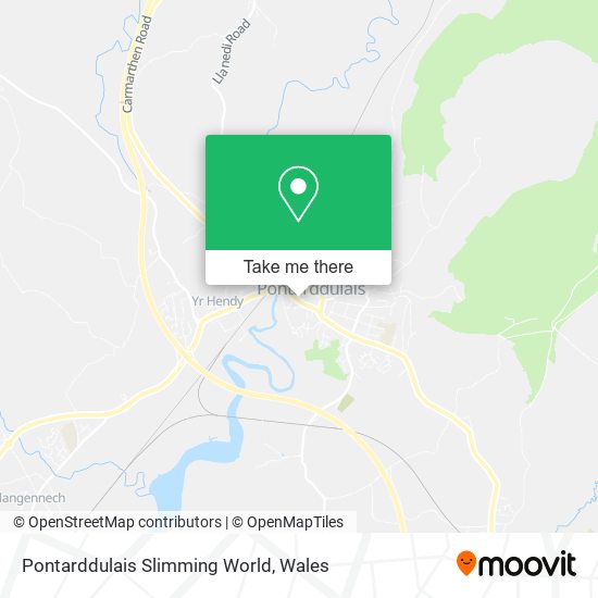 Pontarddulais Slimming World map