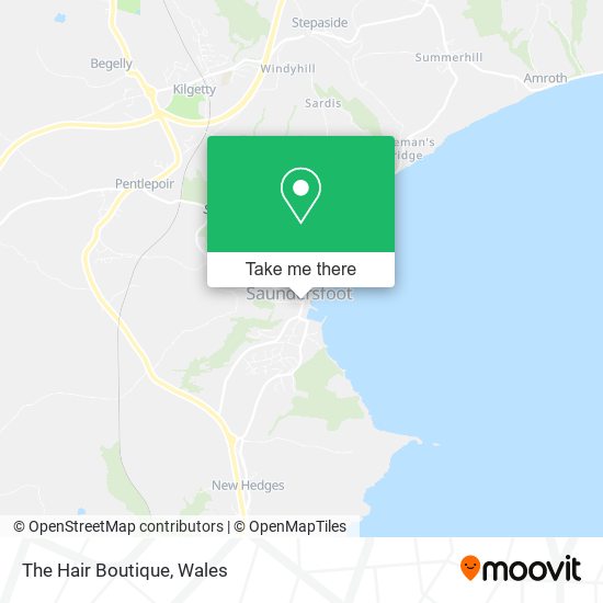 The Hair Boutique map