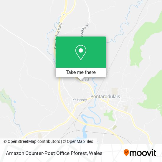 Amazon Counter-Post Office Fforest map