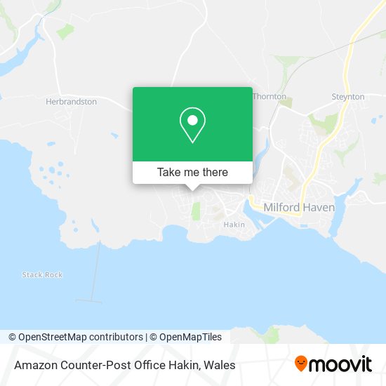 Amazon Counter-Post Office Hakin map
