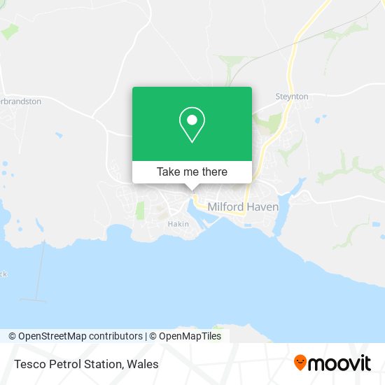 Tesco Petrol Station map