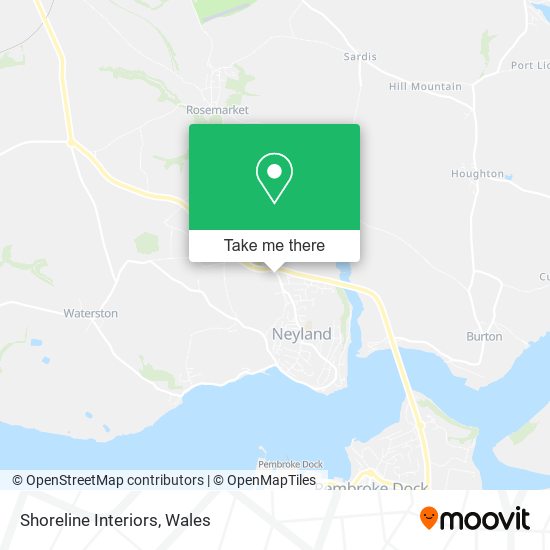 Shoreline Interiors map