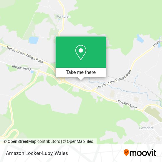 Amazon Locker-Luby map