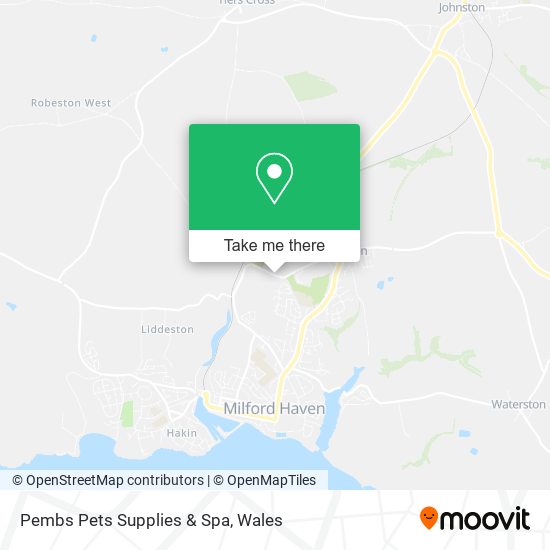 Pembs Pets Supplies & Spa map