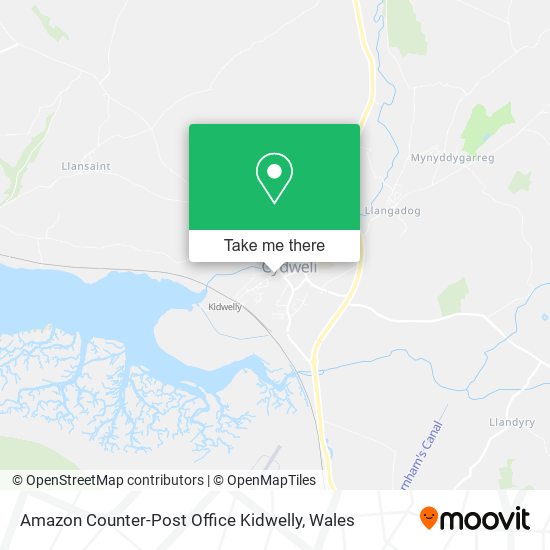Amazon Counter-Post Office Kidwelly map