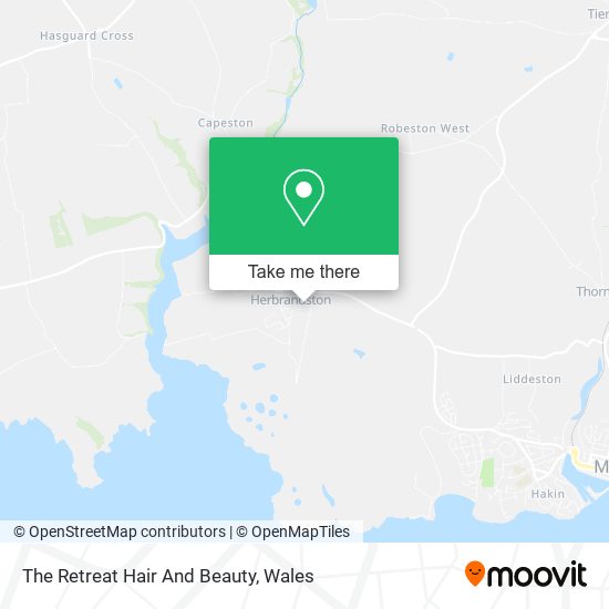 The Retreat Hair And Beauty map