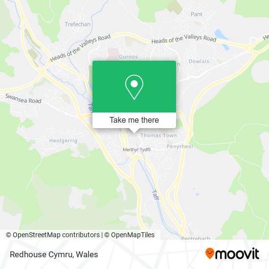 Redhouse Cymru map