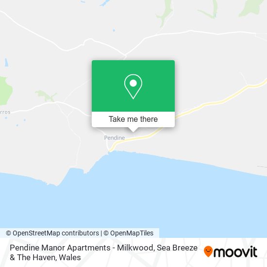 Pendine Manor Apartments - Milkwood, Sea Breeze & The Haven map