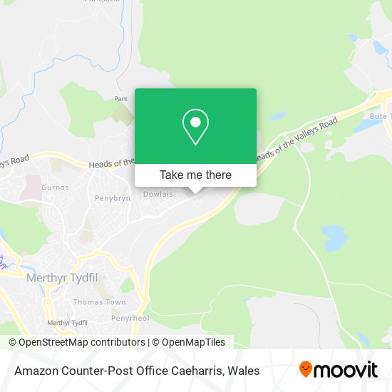 Amazon Counter-Post Office Caeharris map