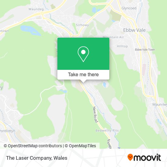 The Laser Company map