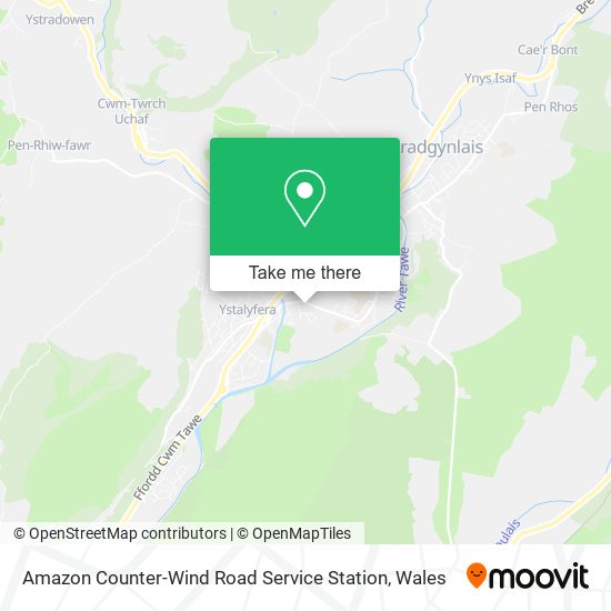 Amazon Counter-Wind Road Service Station map