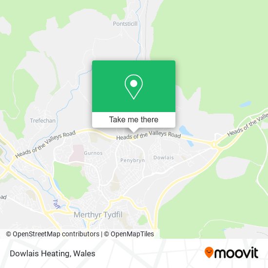 Dowlais Heating map