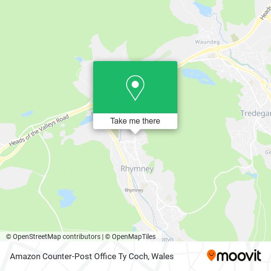 Amazon Counter-Post Office Ty Coch map