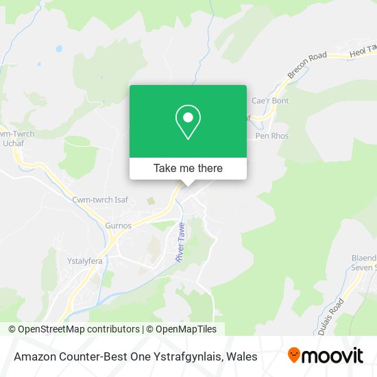Amazon Counter-Best One Ystrafgynlais map