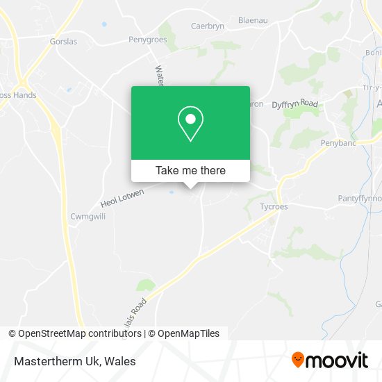 Mastertherm Uk map