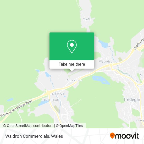 Waldron Commercials map