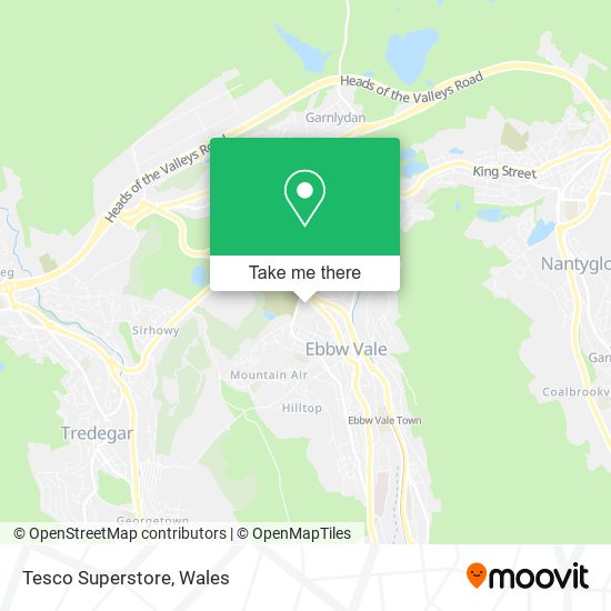 Tesco Superstore map