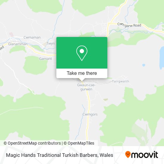 Magic Hands Traditional Turkish Barbers map