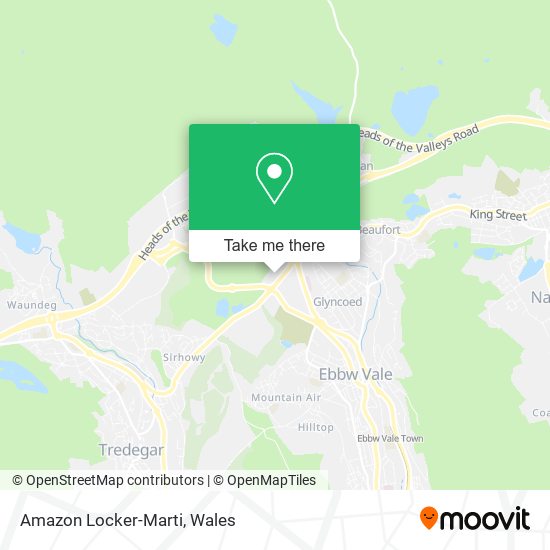 Amazon Locker-Marti map