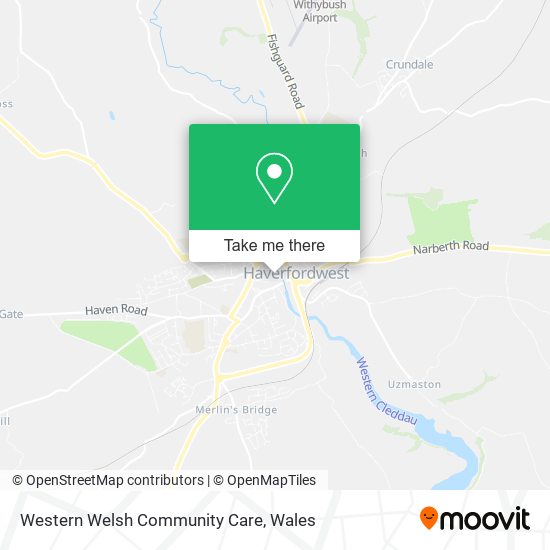 Western Welsh Community Care map