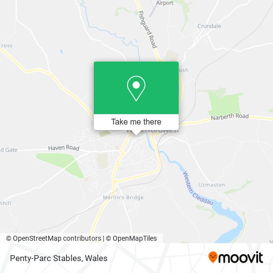 Penty-Parc Stables map