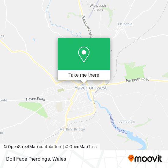 Doll Face Piercings map