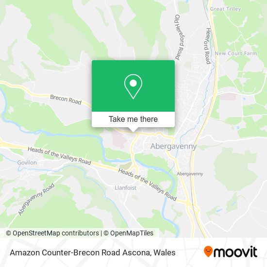 Amazon Counter-Brecon Road Ascona map