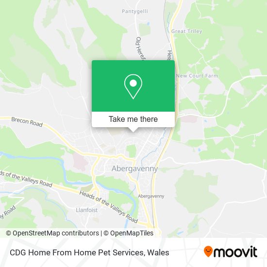 CDG Home From Home Pet Services map