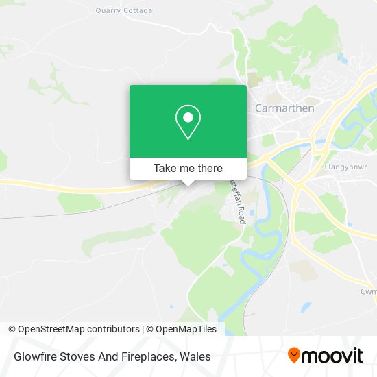 Glowfire Stoves And Fireplaces map