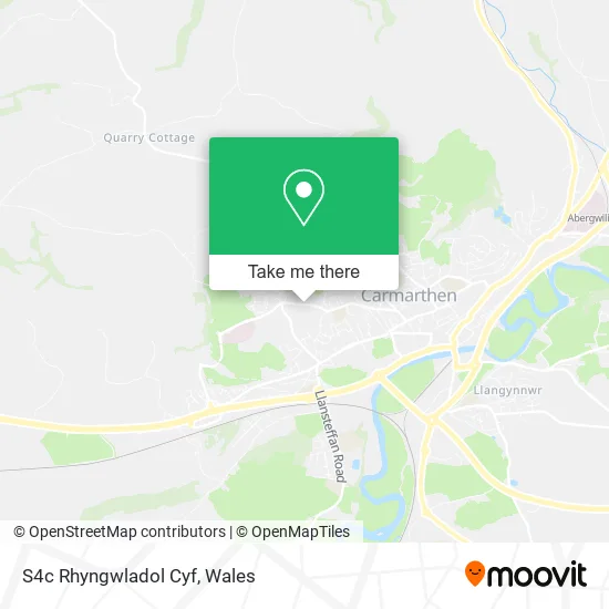S4c Rhyngwladol Cyf map