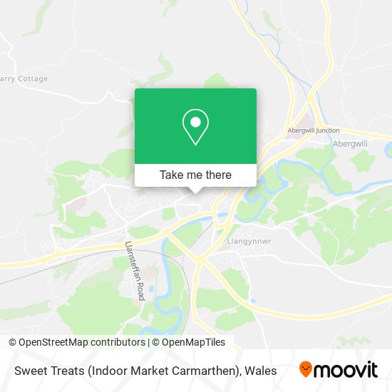 Sweet Treats (Indoor Market Carmarthen) map