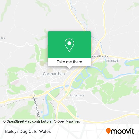 Baileys Dog Cafe map