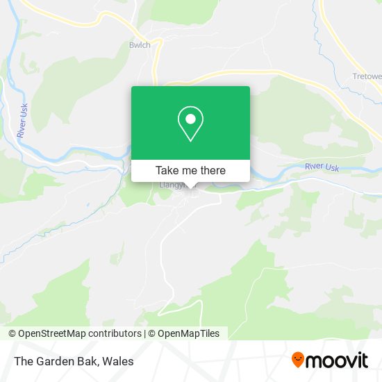 The Garden Bak map