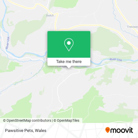 Pawsitive Pets map