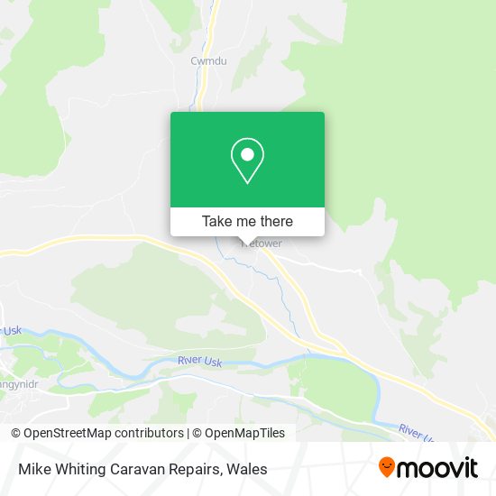 Mike Whiting Caravan Repairs map
