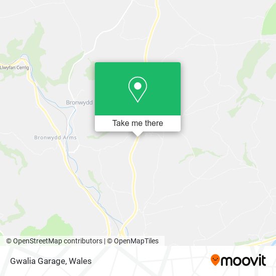 Gwalia Garage map