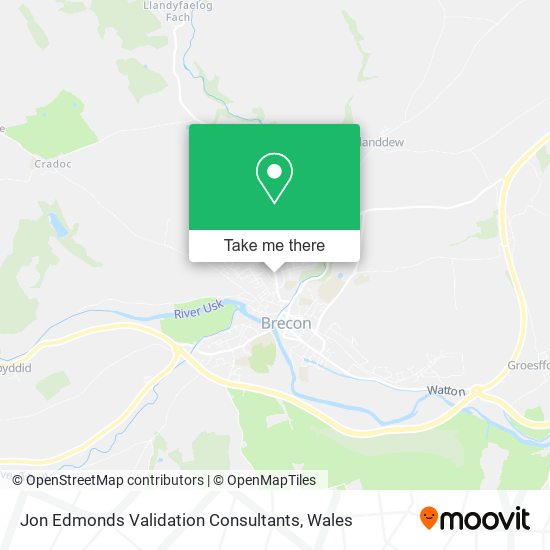 Jon Edmonds Validation Consultants map