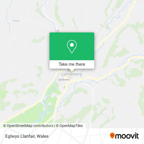 Eglwys Llanfair map
