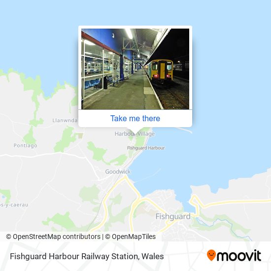 Fishguard Harbour Railway Station map