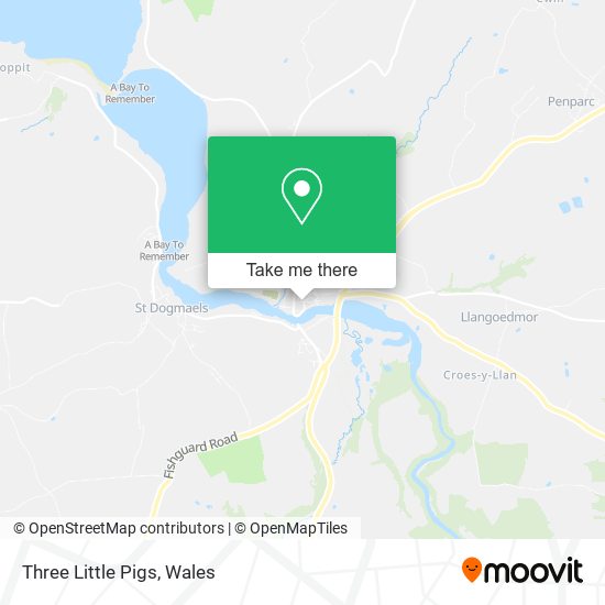 Three Little Pigs map