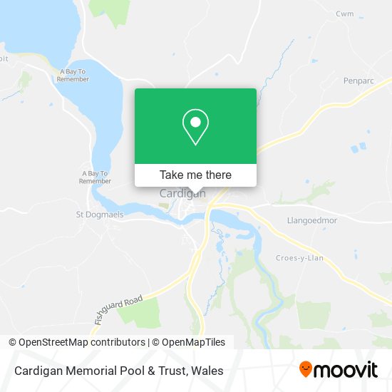 Cardigan Memorial Pool & Trust map
