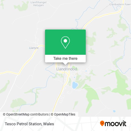 Tesco Petrol Station map