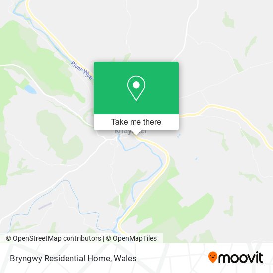 Bryngwy Residential Home map