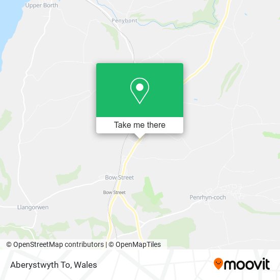 Aberystwyth To map