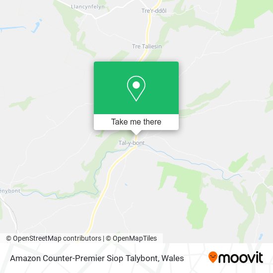 Amazon Counter-Premier Siop Talybont map