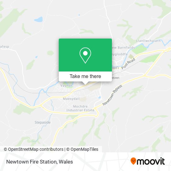 Newtown Fire Station map